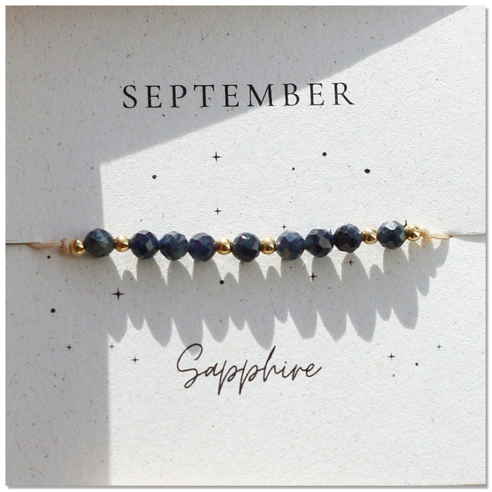 Customized Birthstone Bracelet with Copper Beads, Handmade Beaded Jewelry for Daughter or Boyfriend
