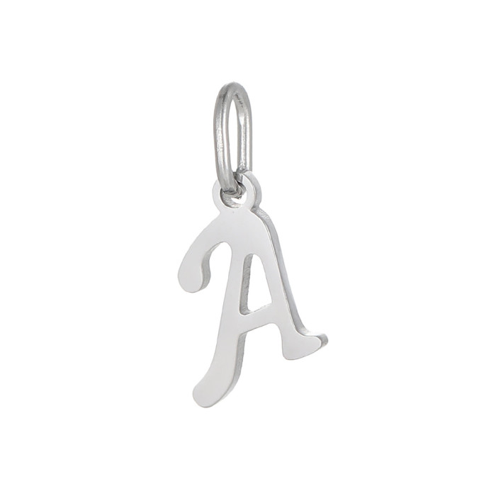 Hot-Selling New 26 Steel Color English Letters Personalized Ins Style Stainless Steel Letter Accessories Wholesale, J...