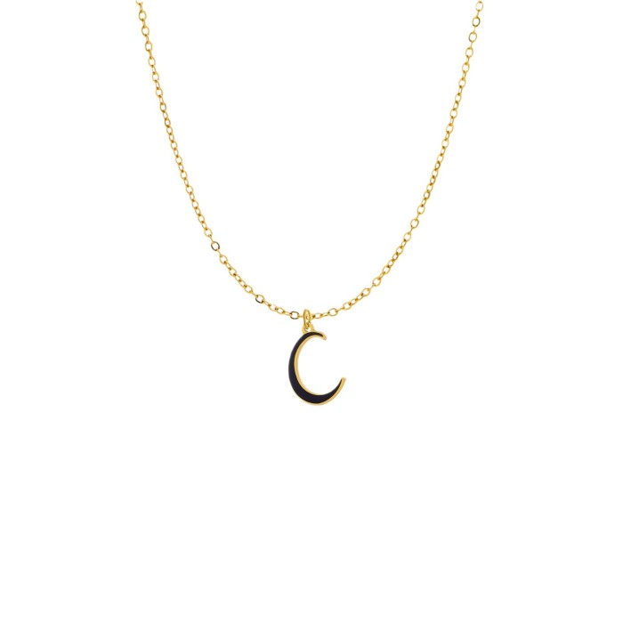 Hot-Selling New DIY Accessories Oil-Drip Colorful English 26 Letter Titanium Steel Pendant Jewelry Wholesale, Necklaces