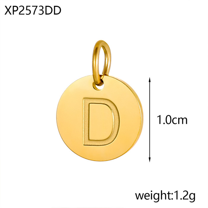 Hot Selling Stainless Steel Letter Accessories A-Z Initial Pendant Handmade DIY Letter Accessories Jewelry Wholesale,...