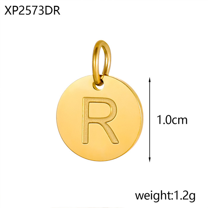 Hot Selling Stainless Steel Letter Accessories A-Z Initial Pendant Handmade DIY Letter Accessories Jewelry Wholesale,...