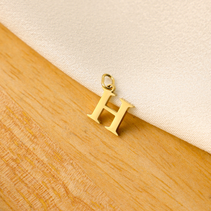 Amazon Hot-Selling Trendy Fashion Niche Light Luxury Versatile DIY Letter Pendant Daily Matching Accessories Wholesal...