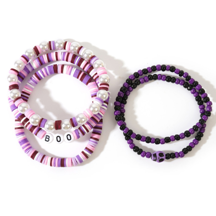 Hot Selling Ins Graduation Season BOO Letter Beaded Bracelet Personalized Color Matching Hot Selling Manufacturer Who...