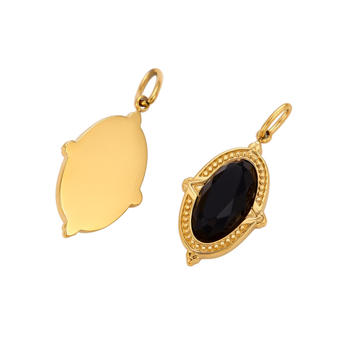 Hot-Selling Simple DIY Stone Pendant Accessories Exquisite Elegant Retro Colorful Versatile Accessories, Necklaces