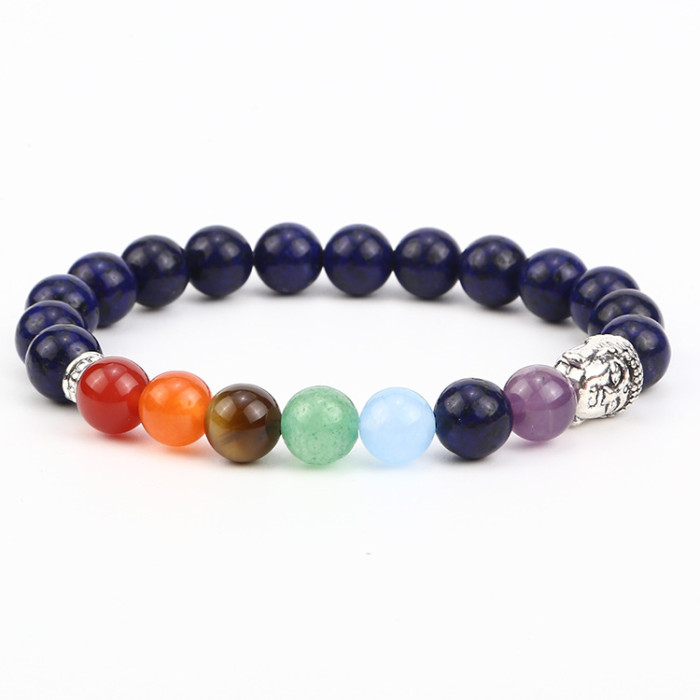 Cross-Border Tiger Eye Stone 8mm Green Aventurine Red Agate Bracelet 3-Piece Set Hand String Jewelry Beads Wholesale
