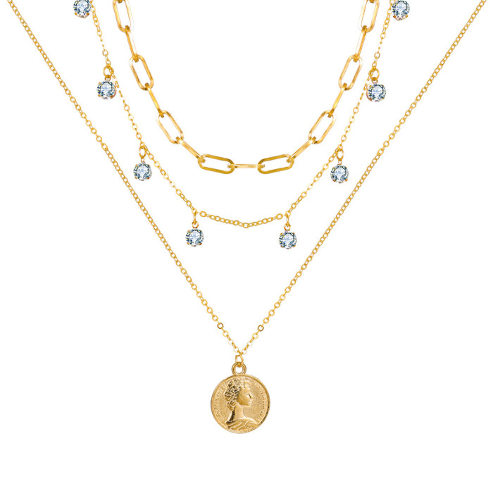 New Jewelry Fashionable and Elegant Creative Zircon Imitation Pearl Alloy Jewelry Set for Women 54-Piece Set