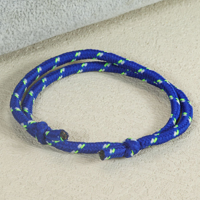 Amazon Hot Neon Rope Braided Friendship Bracelet Teenagers Adjustable Carrying Strap Little Angel Party Gift