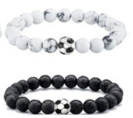 Amazon Wish New Volcanic Stone Bracelet Jewelry Fashion Simple Tiger Eye Stone Lapis Lazuli Agate Bracelet Set