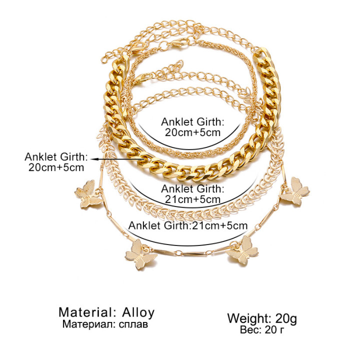 Jewelry Retro Versatile Braided Chain Bracelet for Women Simple Personality Set Cuban Chain Stone-Inlaid Bracelet,...