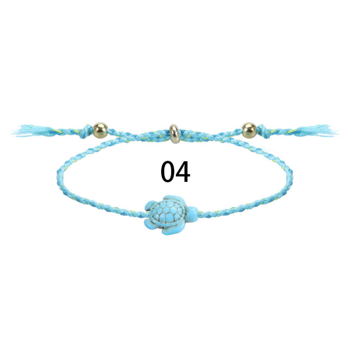 New Turtle Anklet Bohemian Style Beach Surfing Anklet Multi-Color Manufacturer Long-Term in Stock