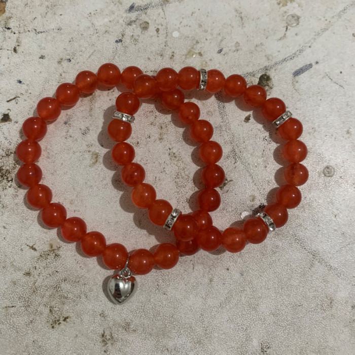 Cross-Border Tiger Eye Stone 8mm Green Aventurine Red Agate Bracelet 3-Piece Set Hand String Jewelry Beads Wholesale