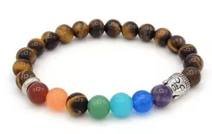 Cross-Border Tiger Eye Stone 8mm Green Aventurine Red Agate Bracelet 3-Piece Set Hand String Jewelry Beads Wholesale