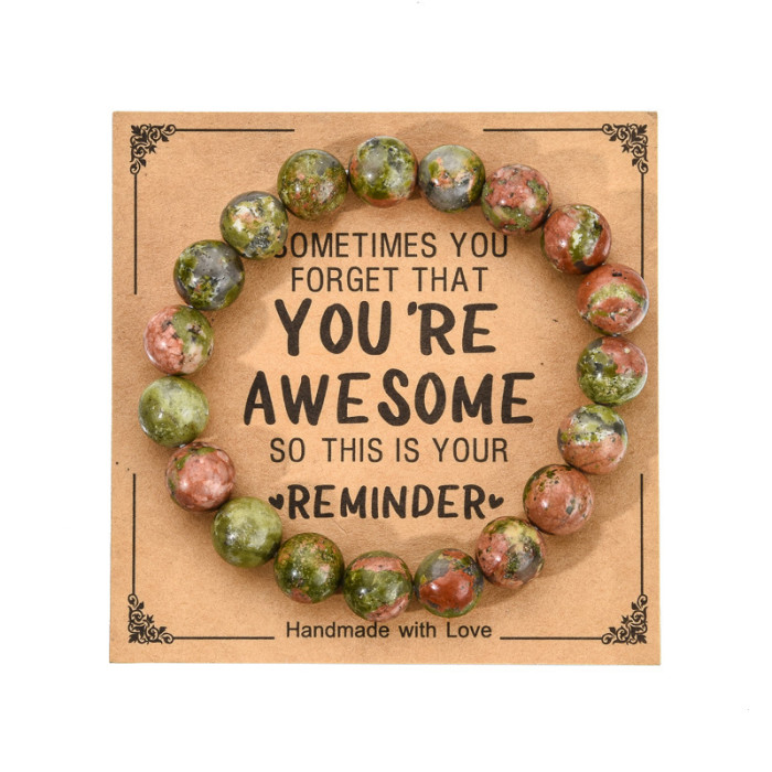 8MM10mm Stone Beads Accessories Agate Flash Stone Fashion Women's Bracelet Beads Wholesale Cross-Border Hot Item