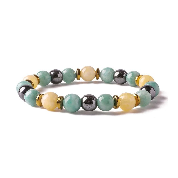 Cross-Border Luxury Tiger Eye Obsidian Bracelet for Men and Women Couples Friendship Agate Beads Bracelet Boutique New Beaded Bracelet