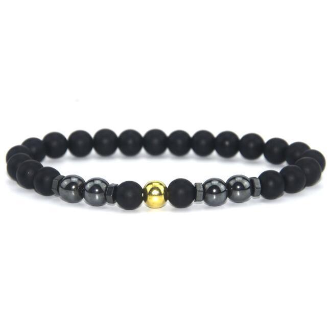 Foreign Trade Hot New Product Classical Fashion Magnetic Anklet Colorful Stone Frosted Stone Foot Jewelry Factory Large Quantity Excellent Price