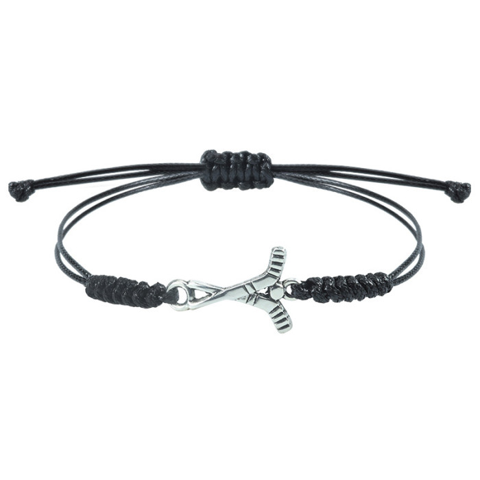 Cross-Border Hot-Selling Hand-Woven Baseball Football Basketball Volleyball Alloy Bracelet Source Factory In Stock