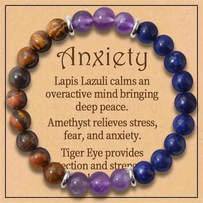 Temu Hot-Selling European and American Trend Tiger Eye Glitter Stone Agate Beaded Bracelet for Women Pink Quartz Yoga Halloween Bracelet
