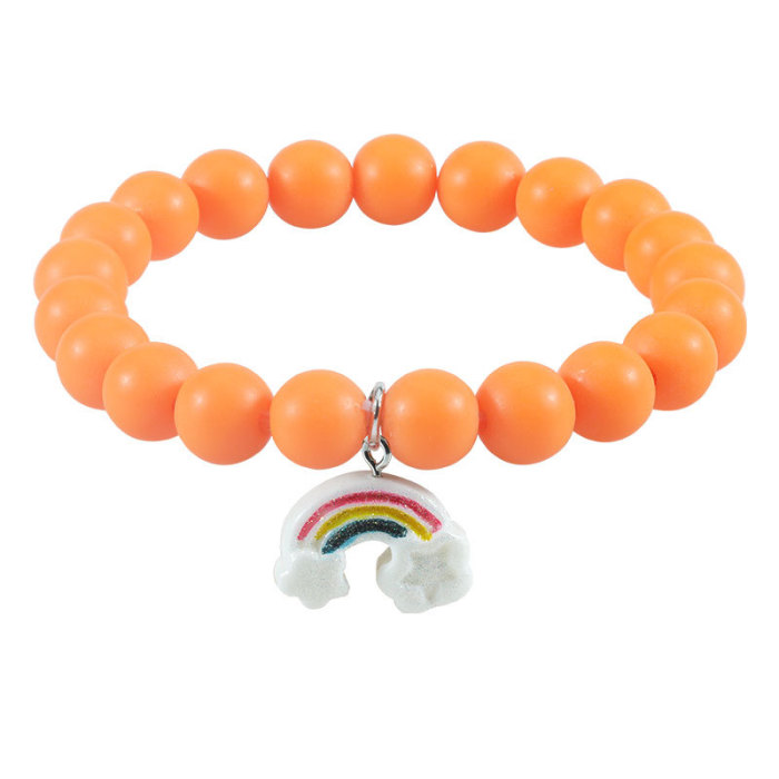 Amazon Hot New Product Children's Beaded Bracelet Unicorn Colorful Beaded Bracelet Children's Jewelry Children's Bracelet