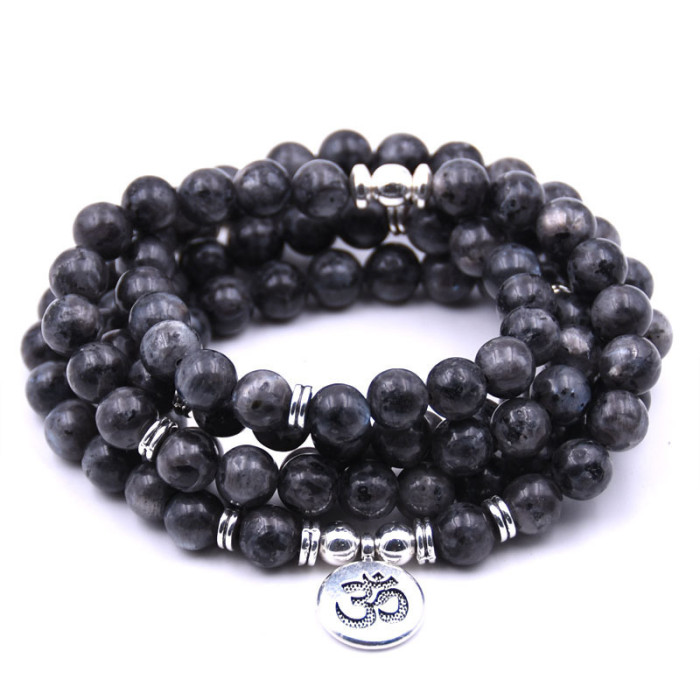 Amazon Cross-Border Hot Sale Natural Stone Bracelet Men's Versatile Volcanic Stone Bracelet Women's Niche Accessories Cultural Play Jewelry