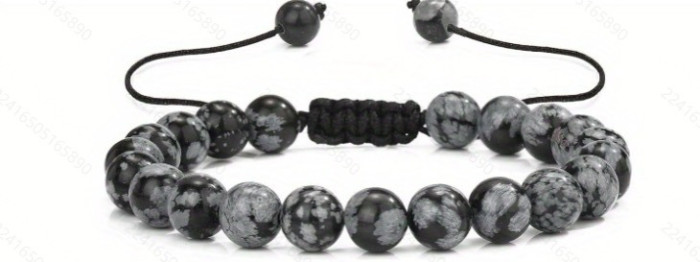 Cross-Border New Product European and American 8mm Turquoise Volcanic Stone Braided Bracelet Energy Yoga Beaded Turquoise Tiger Eye Bracelet
