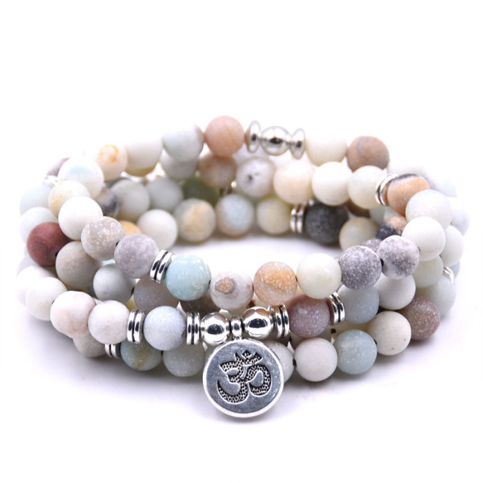 Amazon Cross-Border Hot Sale Natural Stone Bracelet Men's Versatile Volcanic Stone Bracelet Women's Niche Accessories Cultural Play Jewelry