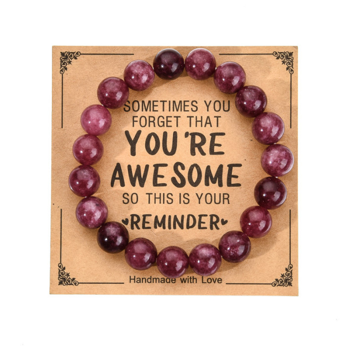 8MM10mm Stone Beads Accessories Agate Flash Stone Fashion Women's Bracelet Beads Wholesale Cross-Border Hot Item