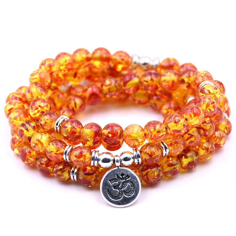 Amazon Cross-Border Hot Sale Natural Stone Bracelet Men's Versatile Volcanic Stone Bracelet Women's Niche Accessories Cultural Play Jewelry