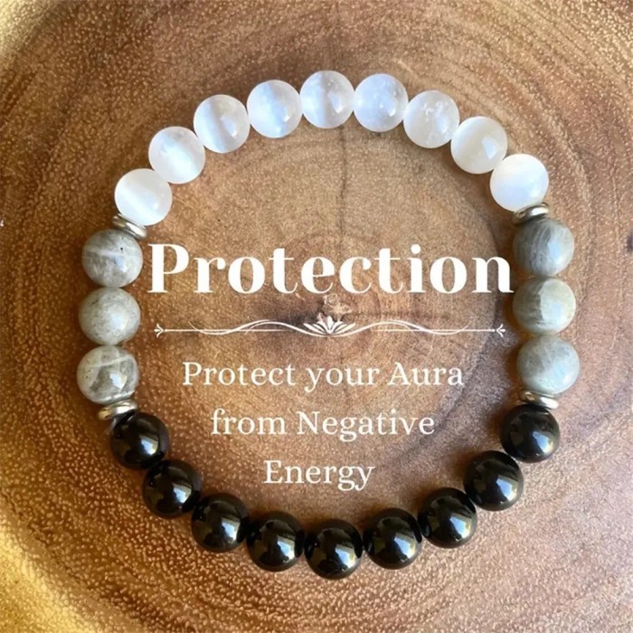 Cross-Border New Amazon Temu Hot-Selling Obsidian 8mm Beaded Bracelet Temu Cross-Border Hot-Selling