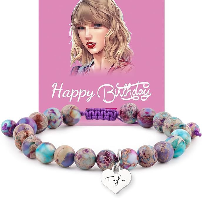 Custom Stainless Steel Taylor Agate Crystal Bracelet Woven Heart Pendant Pink Zebra Green Imperial Stone