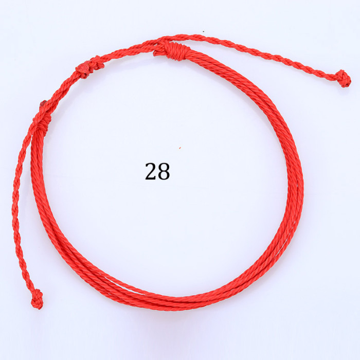 Amazon Hot-Selling West Coast Style Waterproof Wax Thread Woven Bracelet in Stock Wholesale Exquisite Craftsmanship Q...