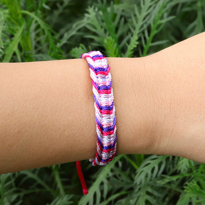 Hot Selling Colorful Woven Bracelet Bohemian Style Rainbow Hand Rope Handmade Friendship Bracelet