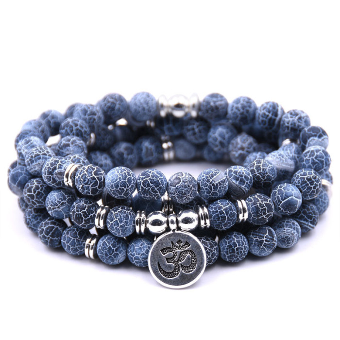 Amazon Cross-Border Hot Sale Natural Stone Bracelet Men's Versatile Volcanic Stone Bracelet Women's Niche Accessories Cultural Play Jewelry
