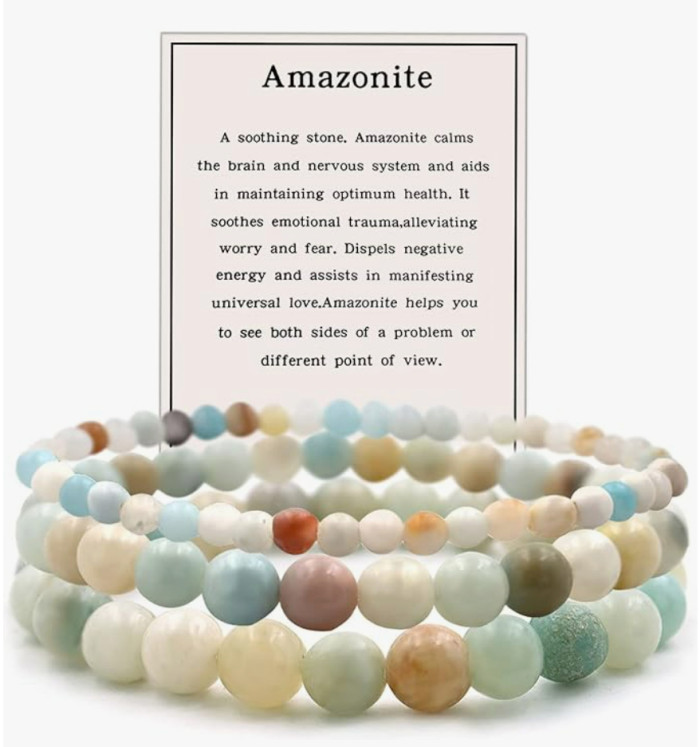 Cross-Border Jewelry Amazon Heart Bracelet Aquamarine High-End Bracelet Graduation Season Wholesale Bracelet Hot Item