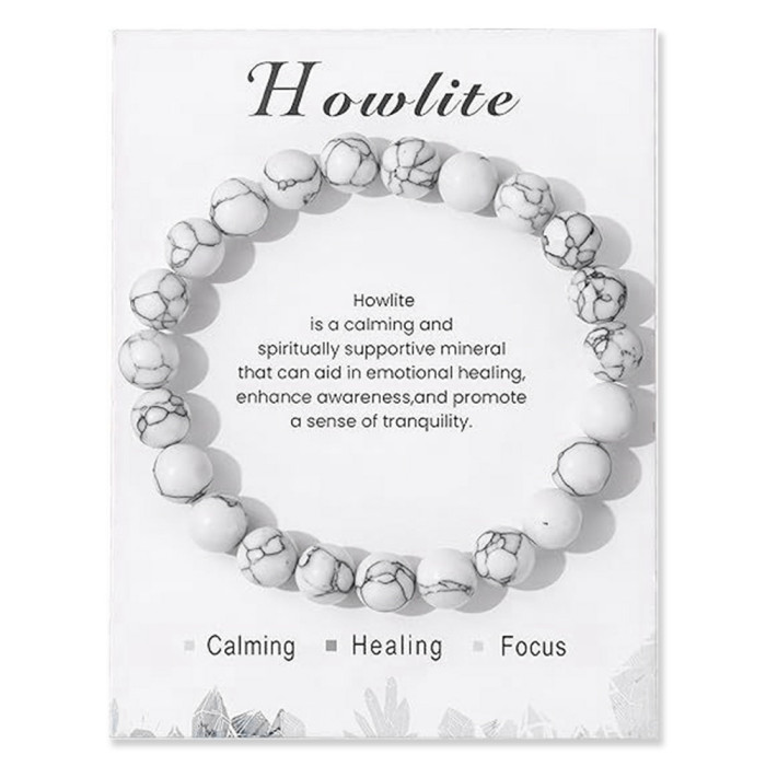 Amazon Hot-Selling Beaded Bracelet Single Loop Elastic Cord 8mm Amethyst Agate Gift Bracelet Women's Rose Quartz Bracelet