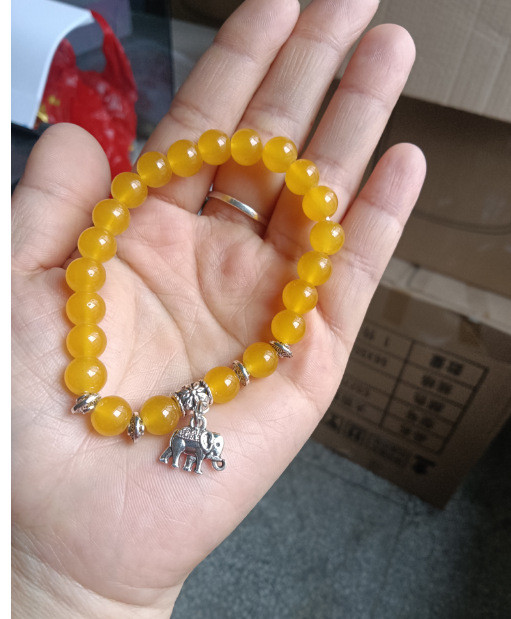Amazon Wish New Volcanic Stone Bracelet Jewelry Fashion Simple Tiger Eye Stone Lapis Lazuli Agate Bracelet Set