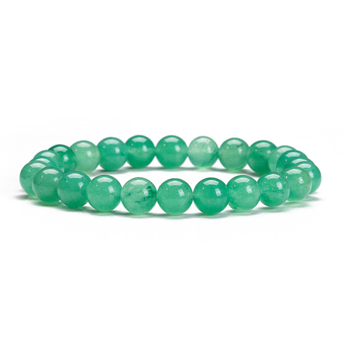 New Arrival Agate Pink Crystal Aquamarine Beaded Bracelet Tiger Eye Elastic Bracelet Amazon Foreign Trade Jewelry