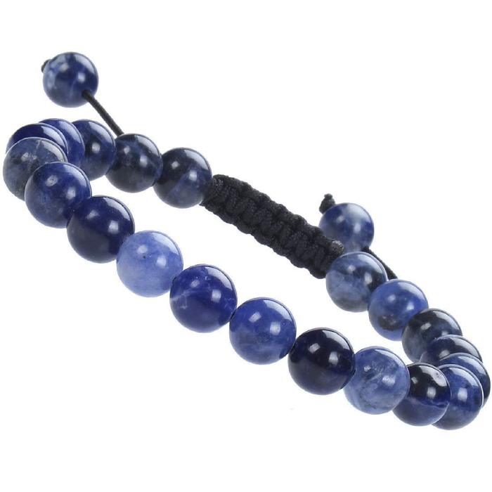 Cross-Border Hot-Selling Pink Quartz Amethyst Handmade Braided Bracelet Agate Adjustable Beaded Rope Jewelry