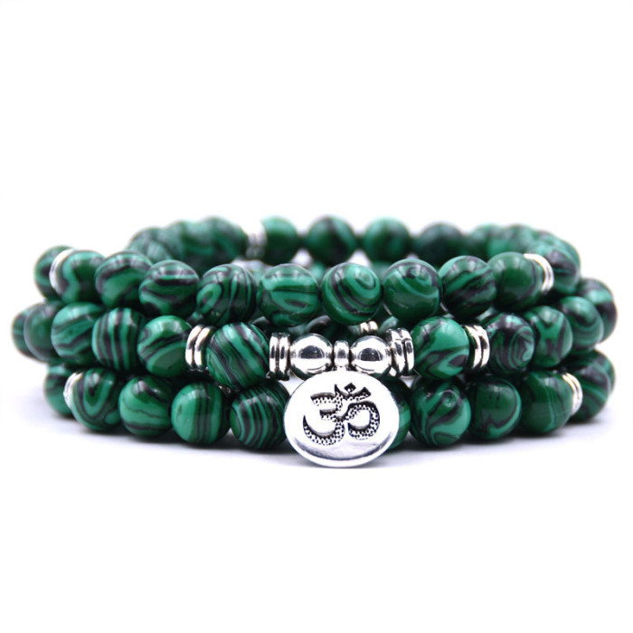 Amazon Cross-Border Hot Sale Natural Stone Bracelet Men's Versatile Volcanic Stone Bracelet Women's Niche Accessories Cultural Play Jewelry