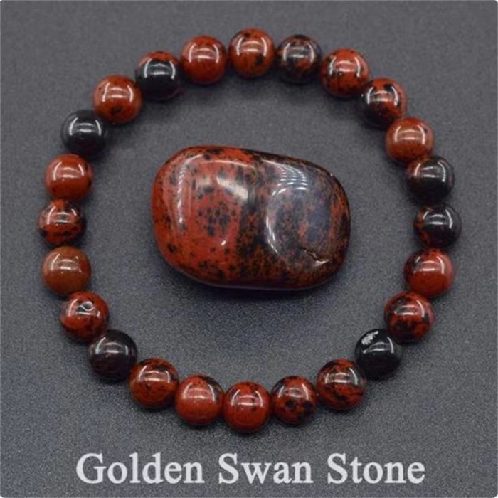 Amazon TEMU Amethyst Tiger Eye Stretch Bracelet Rose Quartz Agate Mixed Color Beads Bracelet WISH Hot Item