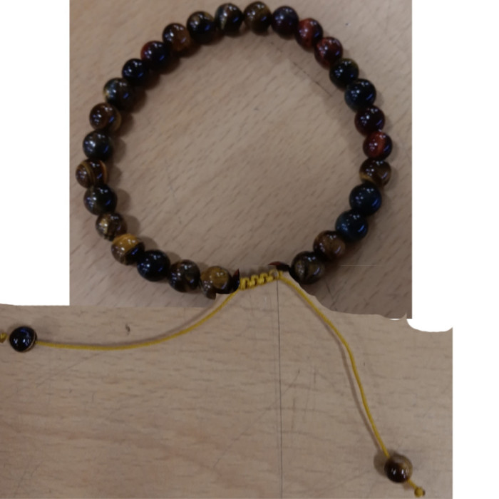Amazon Hot Sale Matte Agate and Hematite Bead Bracelet Handmade Men's Adjustable Woven Bracelet Jewelry