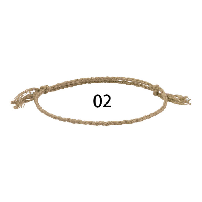 Amazon Hot-Selling Cotton Thread Woven Bracelet Bohemian Style Simple Versatile Bracelet Long-Term In-Stock Supply