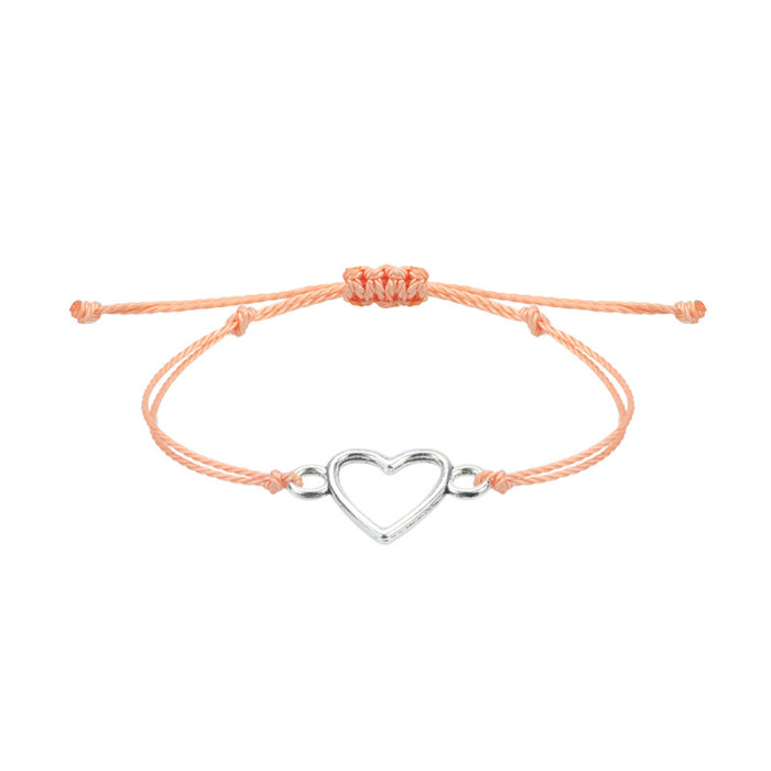 Amazon Hot-Selling Wax Thread Braided Bracelet Beach Surfing Rope Starfish Shell Bracelet Manufacturer in Stock