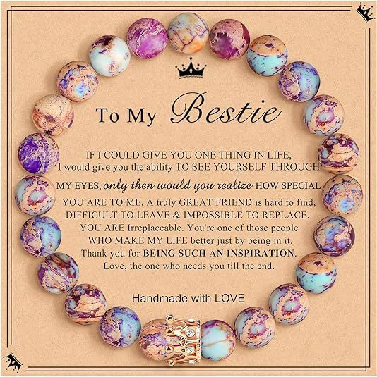 Cross-Border Amethyst Heart Bracelet Pink Zebra Obsidian Volcanic Stone Red Vein Stone Bracelet Amazon Bestseller
