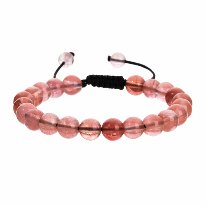 Cross-Border Jewelry Handmade Amethyst Braided Bracelet Geometric Agate Adjustable Bracelet Universal Wholesale