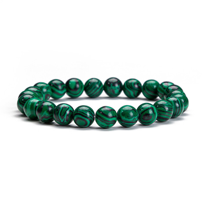 New Arrival Agate Pink Crystal Aquamarine Beaded Bracelet Tiger Eye Elastic Bracelet Amazon Foreign Trade Jewelry