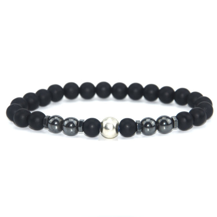 Foreign Trade Hot New Product Classical Fashion Magnetic Anklet Colorful Stone Frosted Stone Foot Jewelry Factory Large Quantity Excellent Price