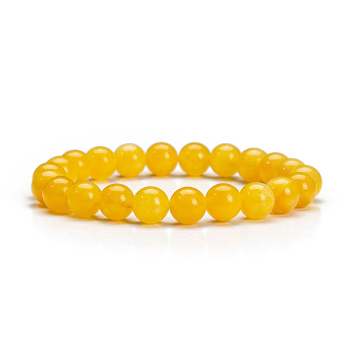 New Arrival Agate Pink Crystal Aquamarine Beaded Bracelet Tiger Eye Elastic Bracelet Amazon Foreign Trade Jewelry
