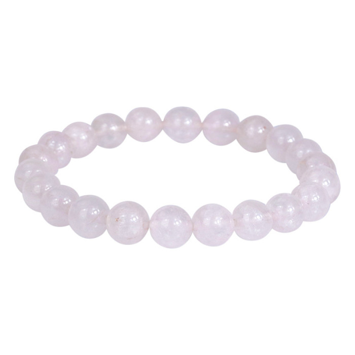 Cross-Border Hot-Selling Pink Zebra Emperor Stone Amethyst Bracelet Wholesale Bracelet White Pine Shoushan Stone Bracelet Factory Direct Sale