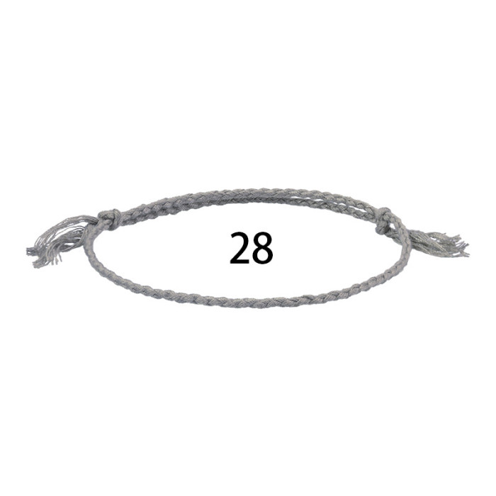 Amazon Hot-Selling Cotton Thread Woven Bracelet Bohemian Style Simple Versatile Bracelet Long-Term In-Stock Supply