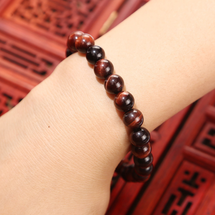 Hot-Selling Unisex Blue Tiger Eye Rose Red Lapis Lazuli Tiger Eye Bracelet Yellow Tiger Eye Stone Bracelet Beaded Bracelet Wholesale